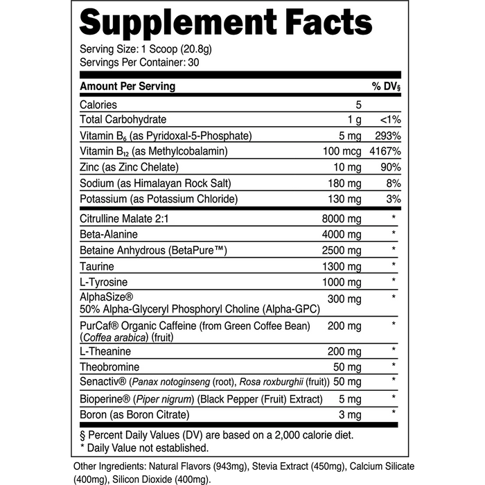 Transparent Labs Bulk pre-workout