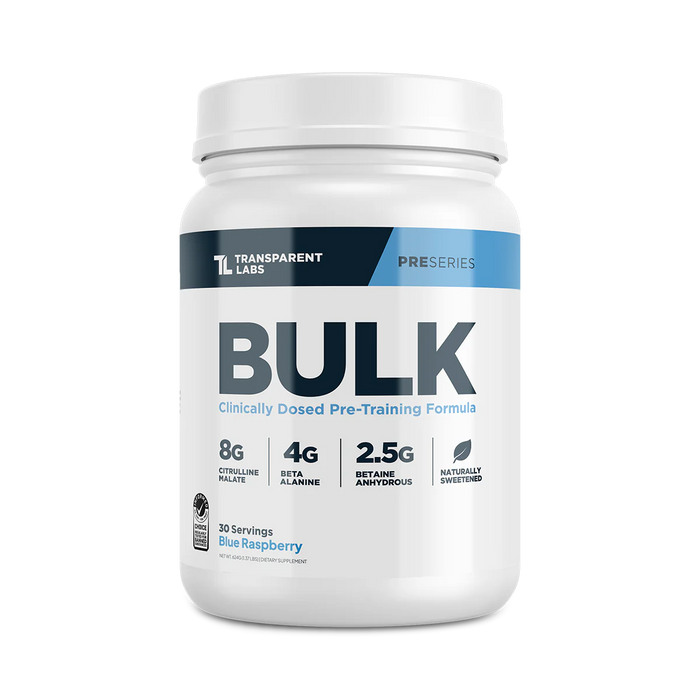 Transparent Labs Bulk pre-workout