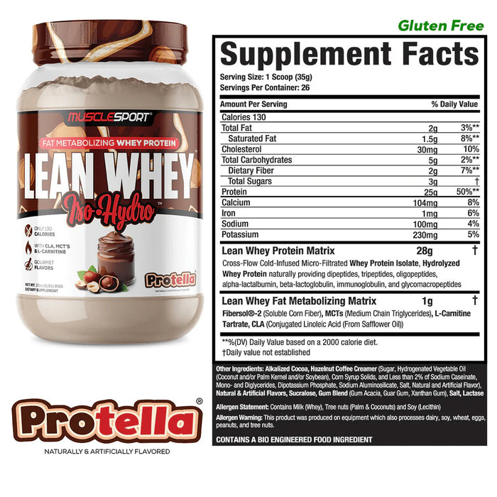 Musclesport Lean Whey Iso-Hydro