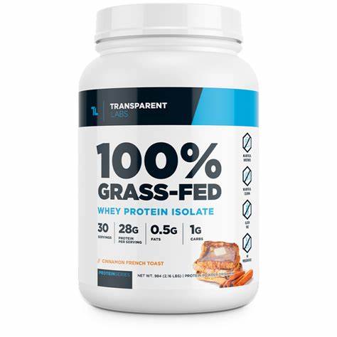 Transparent Labs 100% Grass Fed Whey Protein Isolate