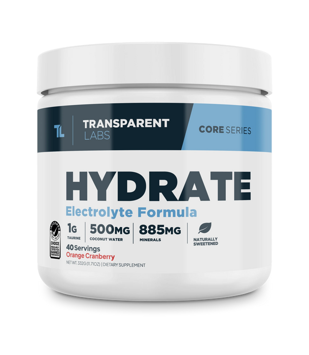 Transparent Labs Hydrate Electrolyte Formula