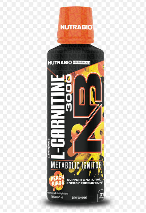 NutraBio L-Carnitine Liquid Shots