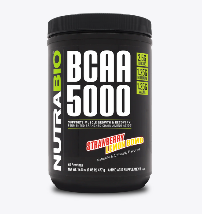NutraBio BCAA 5000 Powder