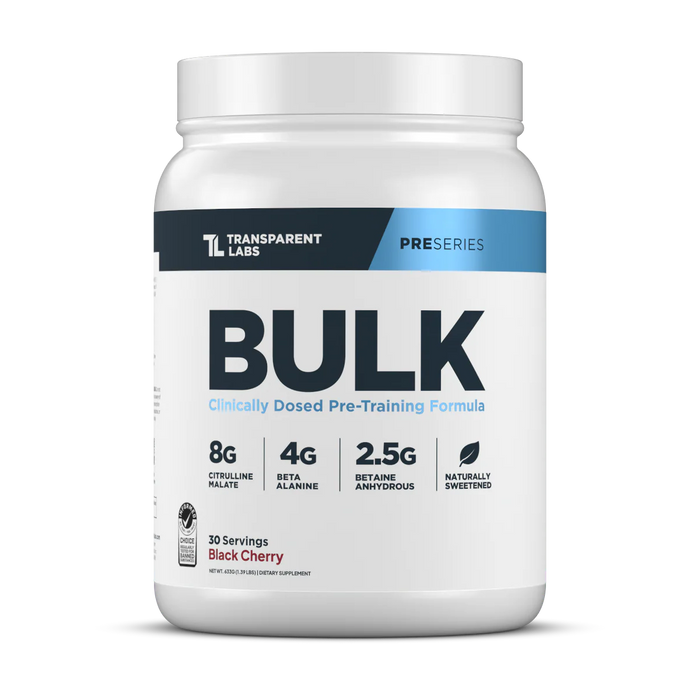 Transparent Labs Bulk pre-workout