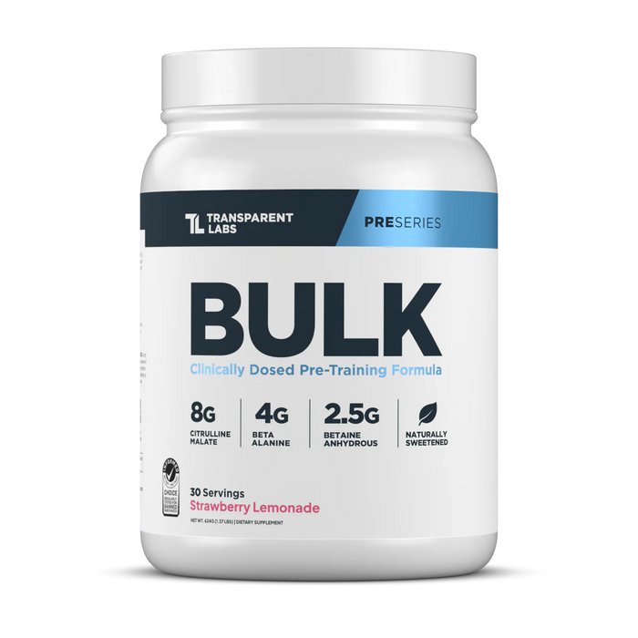 Transparent Labs Bulk pre-workout