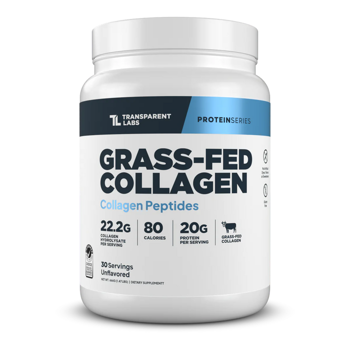 Transparent Labs Grass-Fed Collagen (Collagen Peptides)