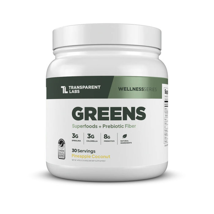 Transparent Labs Prebiotic Greens