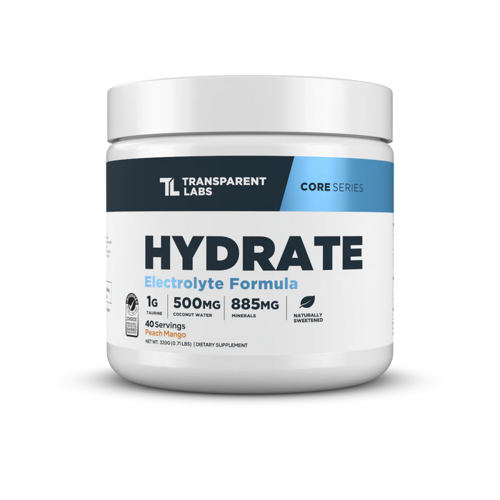 Transparent Labs Hydrate Electrolyte Formula