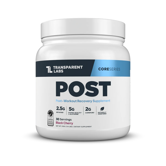 Transparent Labs Post Workout Recovery