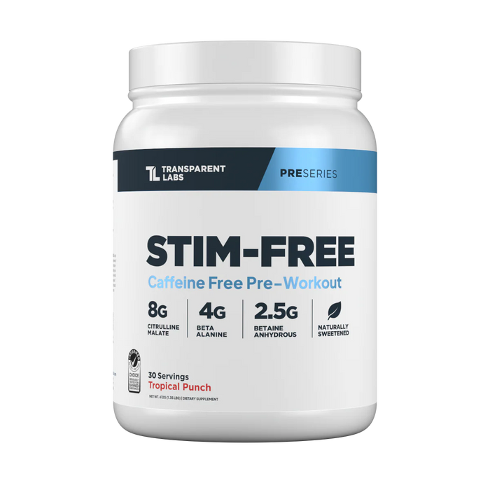 Transparent Labs Stim-Free Pre Workout
