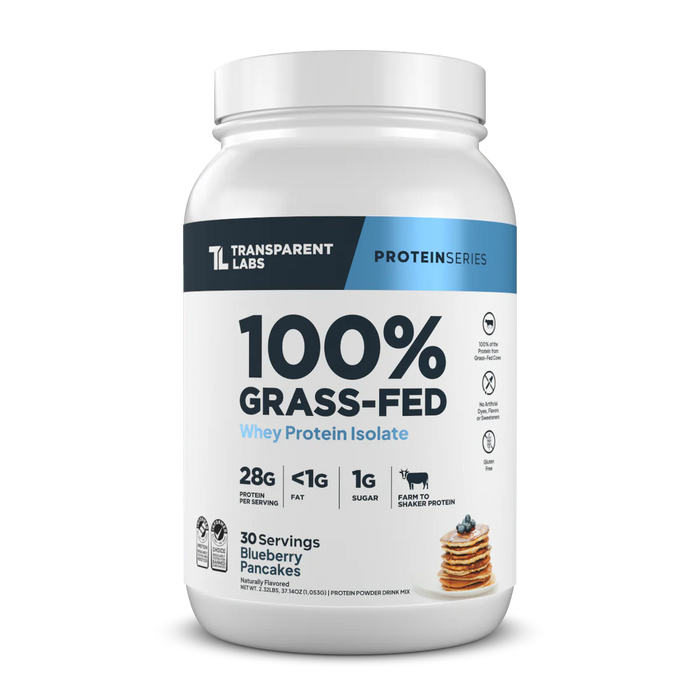 Transparent Labs 100% Grass Fed Whey Protein Isolate