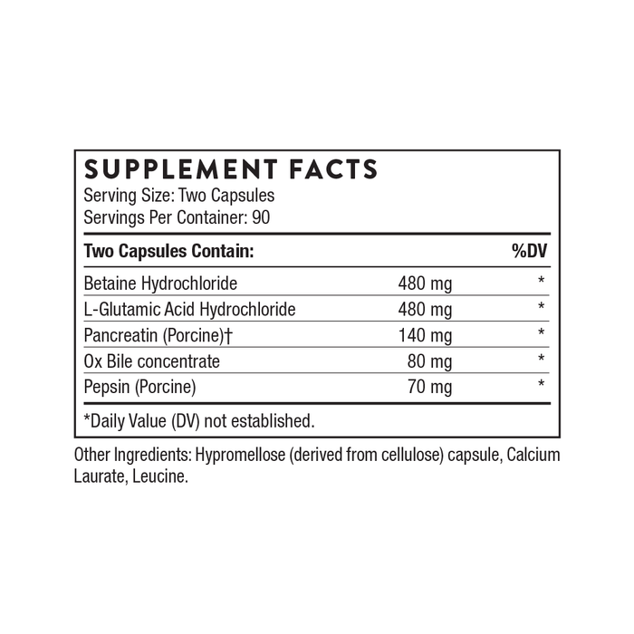 Thorne Advanced Digestive Enzymes