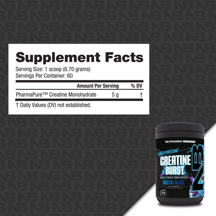 NutraBio Creatine Burst