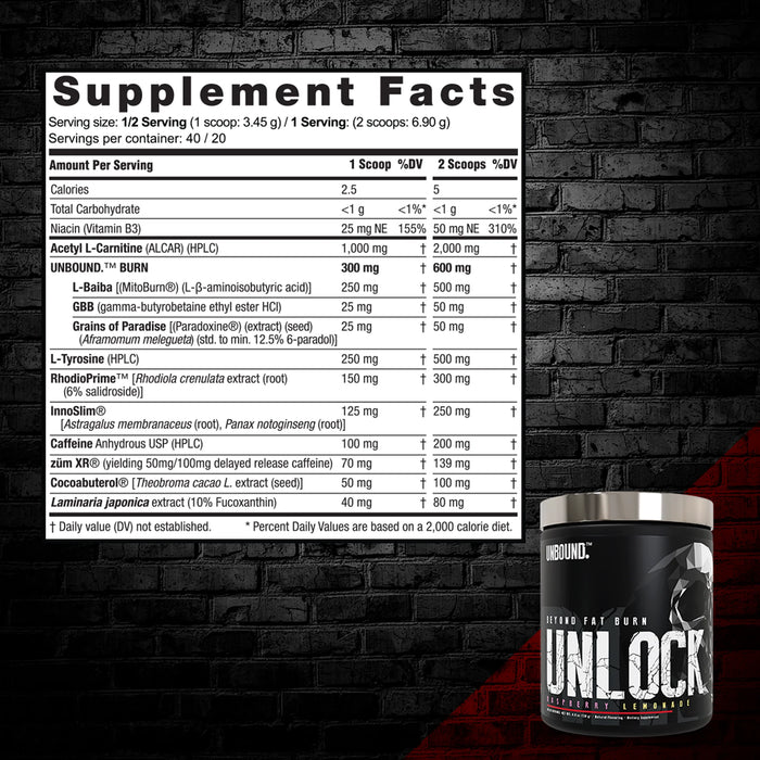 NutraBio Unlock Fat Burner