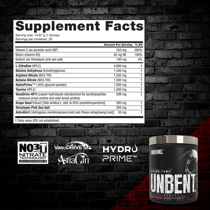 NutraBio UNBENT PUMP