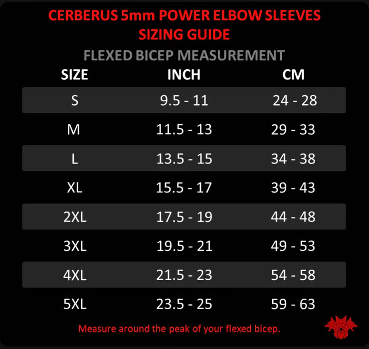 Cerberus 5mm Power Elbow Sleeve