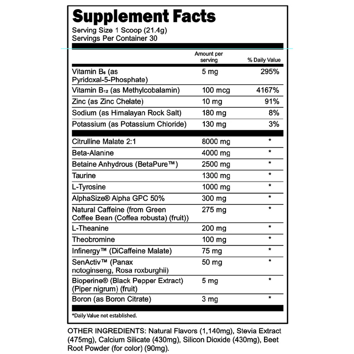 Transparent Labs Bulk Black Pre-Workout