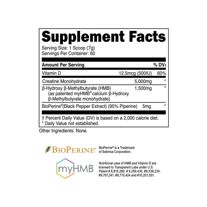 Transparent Labs Creatine HMB