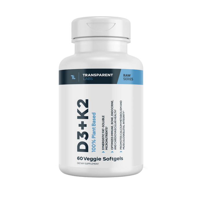 Transparent Labs Vitamin D3 + K2 Softgel