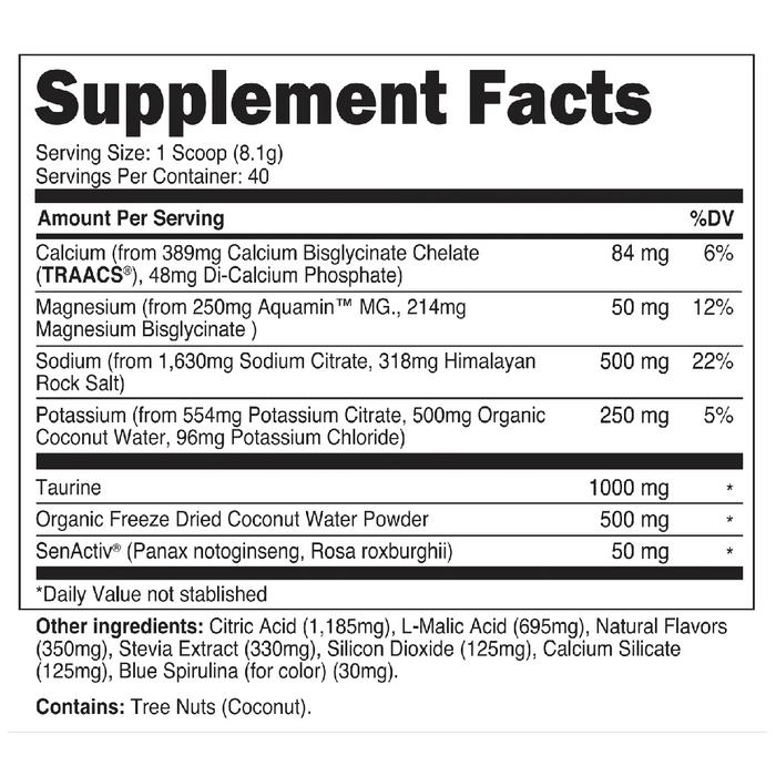 Transparent Labs Hydrate Electrolyte Formula