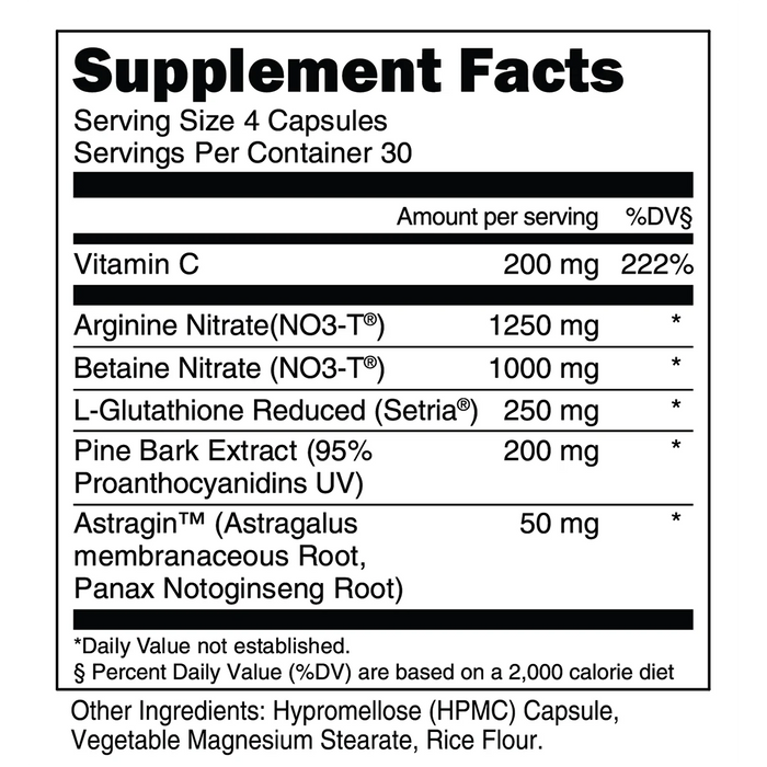 Transparent Labs Nitric Oxide