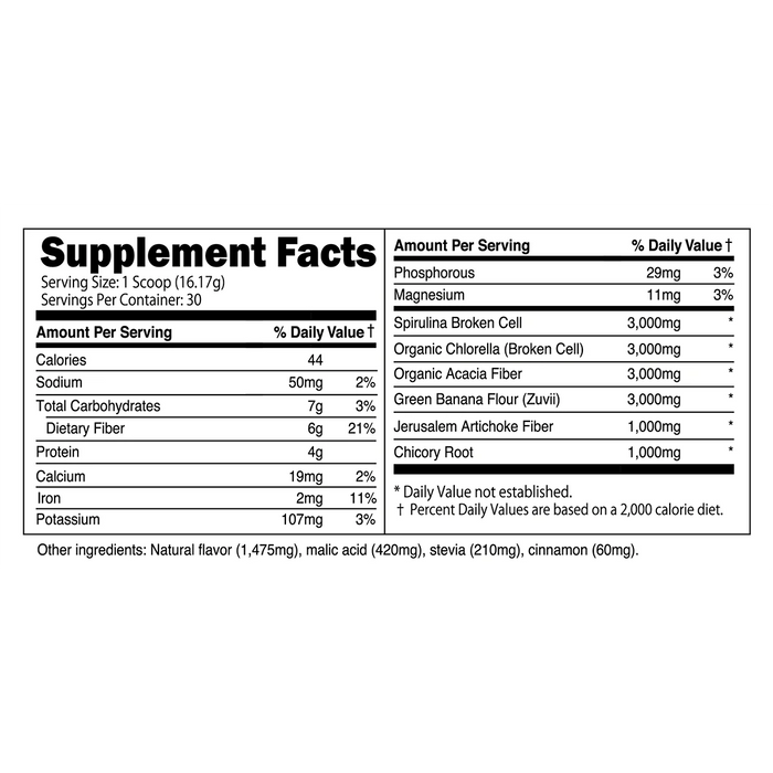 Transparent Labs Prebiotic Greens