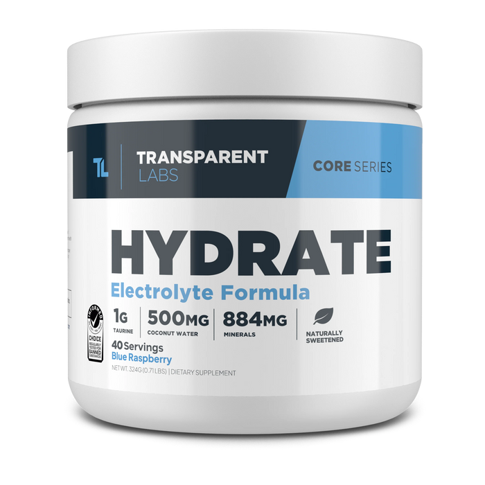 Transparent Labs Hydrate Electrolyte Formula