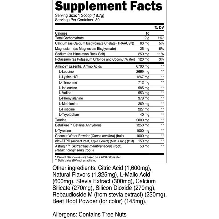 Transparent Labs Intra Workout Supplement