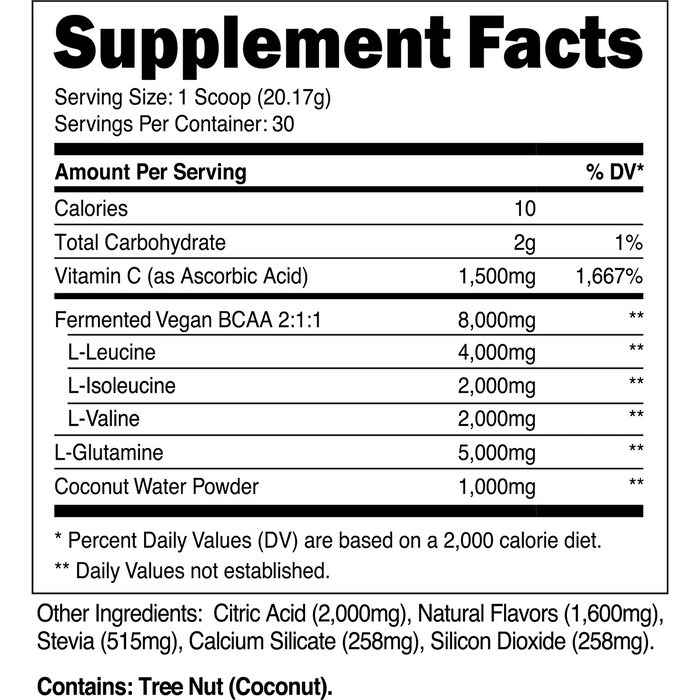 Transparent Labs BCAA Glutamine