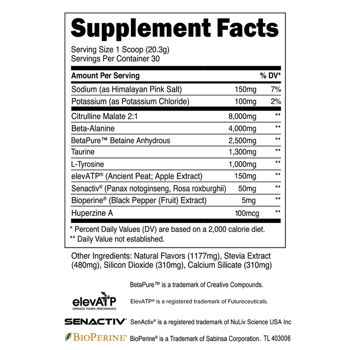 Transparent Labs Stim-Free Pre Workout