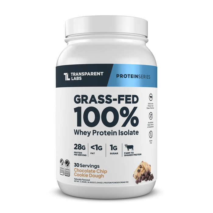 Transparent Labs 100% Grass Fed Whey Protein Isolate