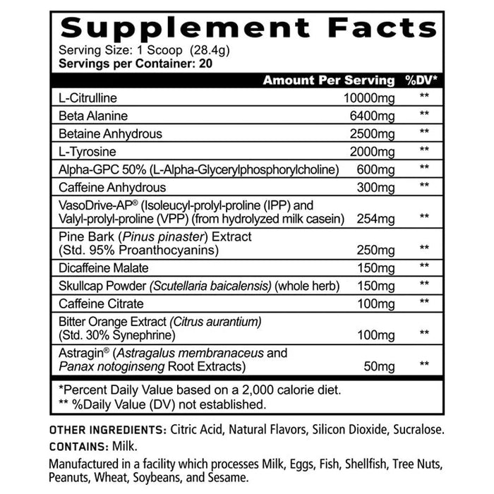 Merica Labs x Panda Supps: First Blood Preworkout