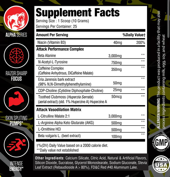 Musclesport Attack Pre-Workout