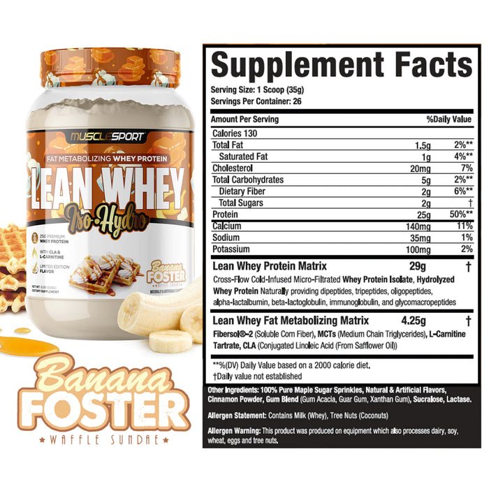 Musclesport Lean Whey Iso-Hydro