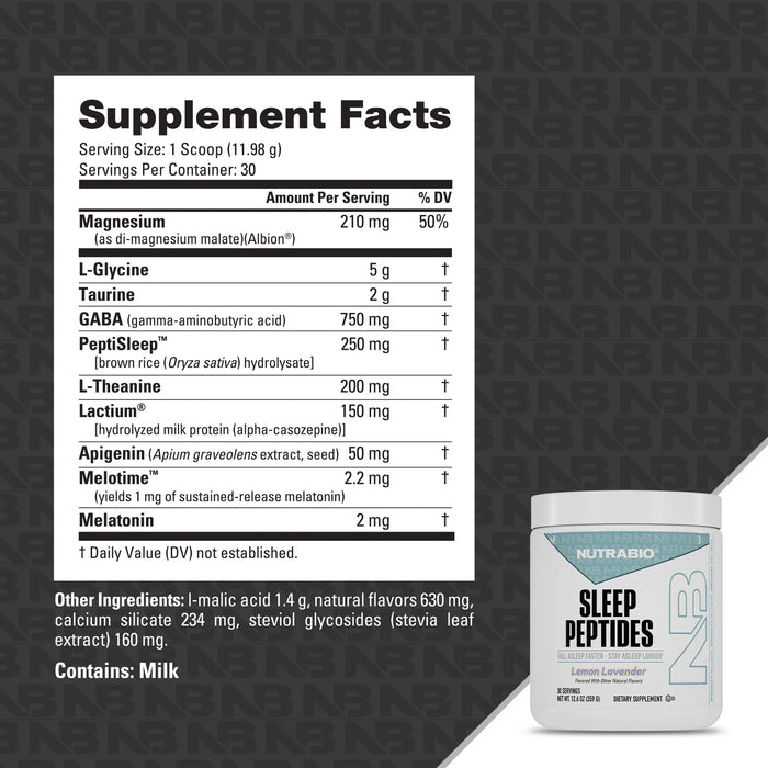 Nutrabio Sleep Peptides